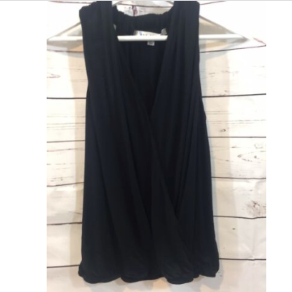 Max Studio Wrap Sleeveless Top